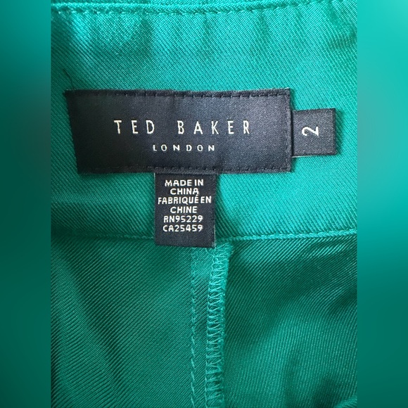Ted Baker Turquoise Wide-Leg Pants - Picture 3 of 7